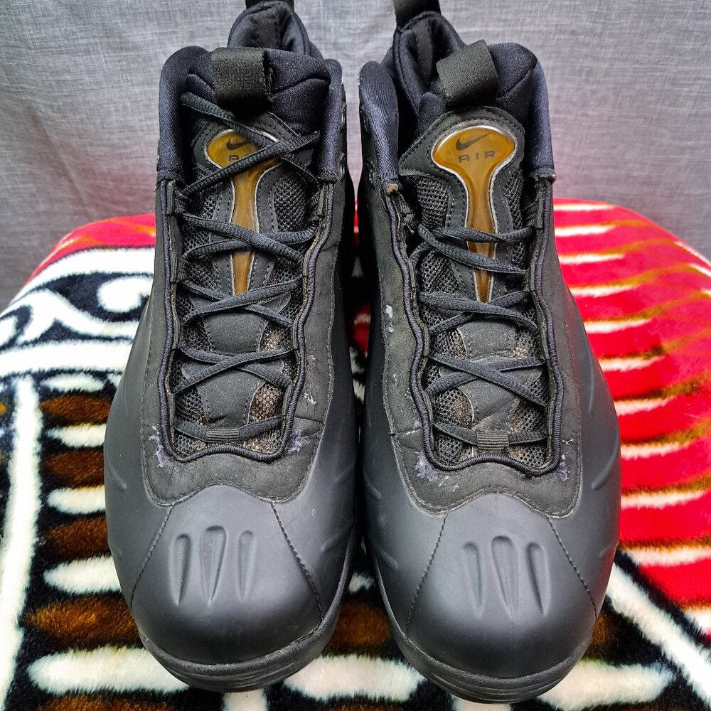 %Size 12 Men Nike Total Air Foamposite Max 2011 Black Anthracite FLAW / A 27 - Picture 3 of 16